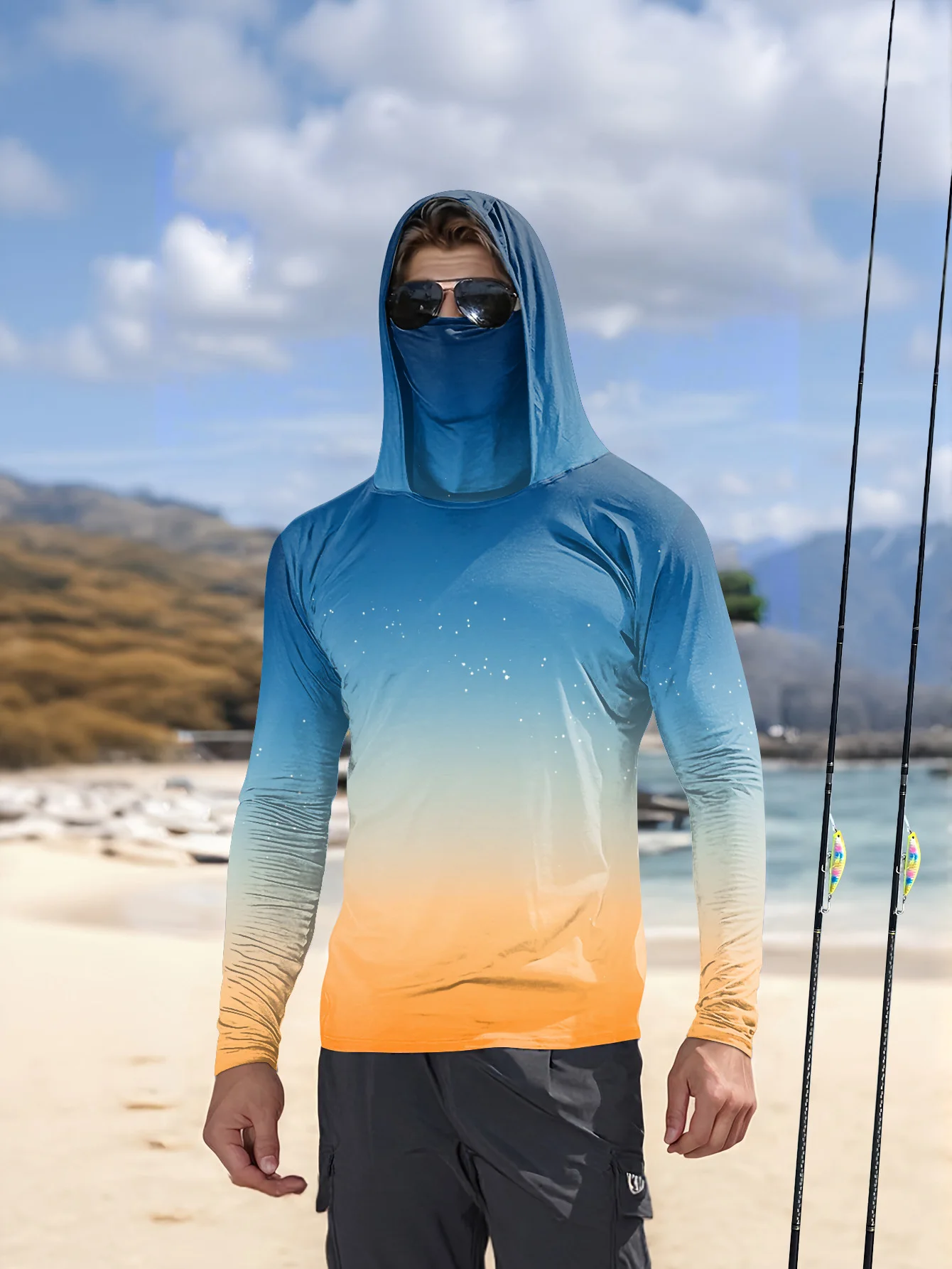 Maglia da pesca da uomo con ca - Rash Guard recensione e prezzo